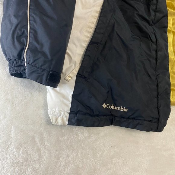 Columbia Ski Jacket Womens XL Black White Full Zip Gold Lined (READ) - Picture 5 of 16